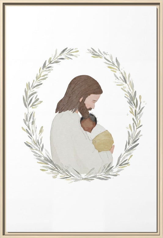 Baby with Jesus - Dark