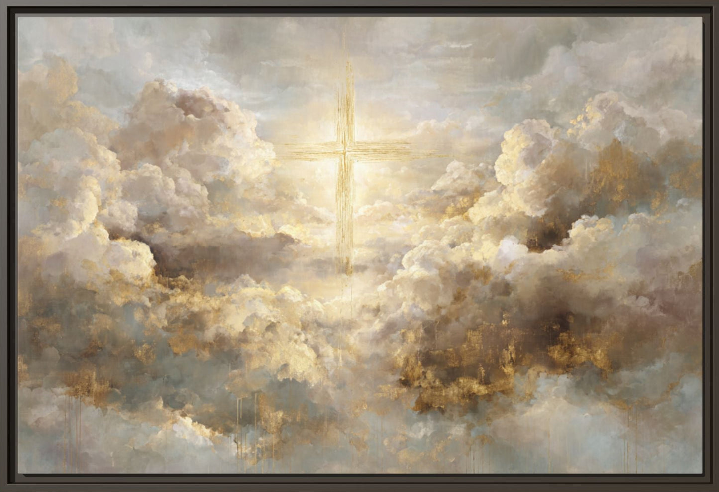 Cross Floating in Sky