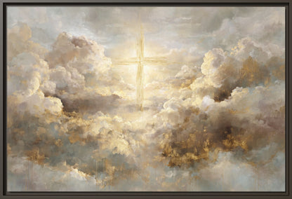 Cross Floating in Sky