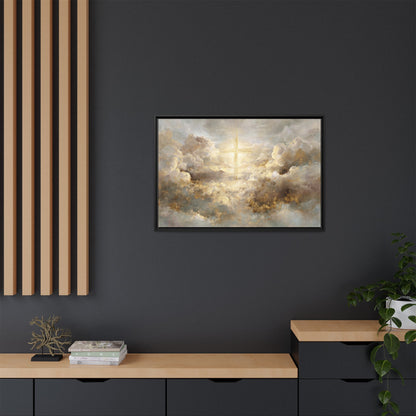 Cross Floating in Sky